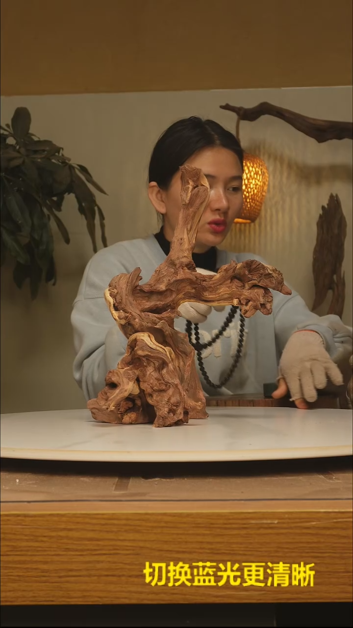 木鱼**堂根雕摆件类987