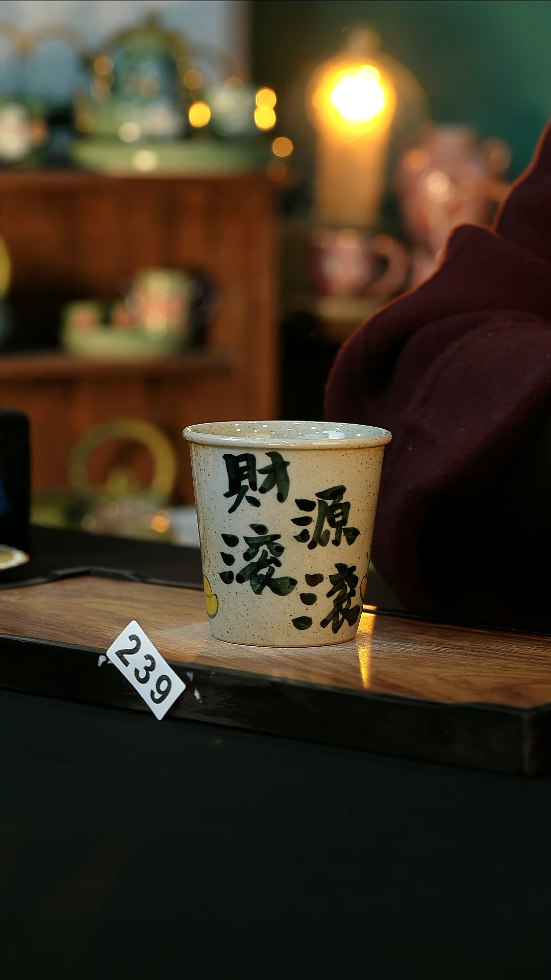 【闪购商品】杯手绘心瓷陶瓷浮力