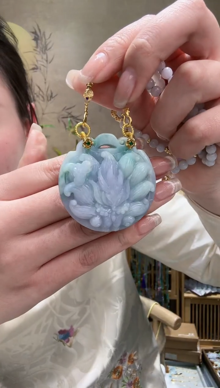 【闪购商品】翡翠颈饰未镶嵌吊坠