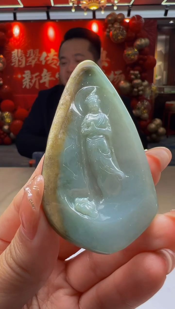 【闪购商品】定制翡翠未镶嵌Q2025-2-15-13