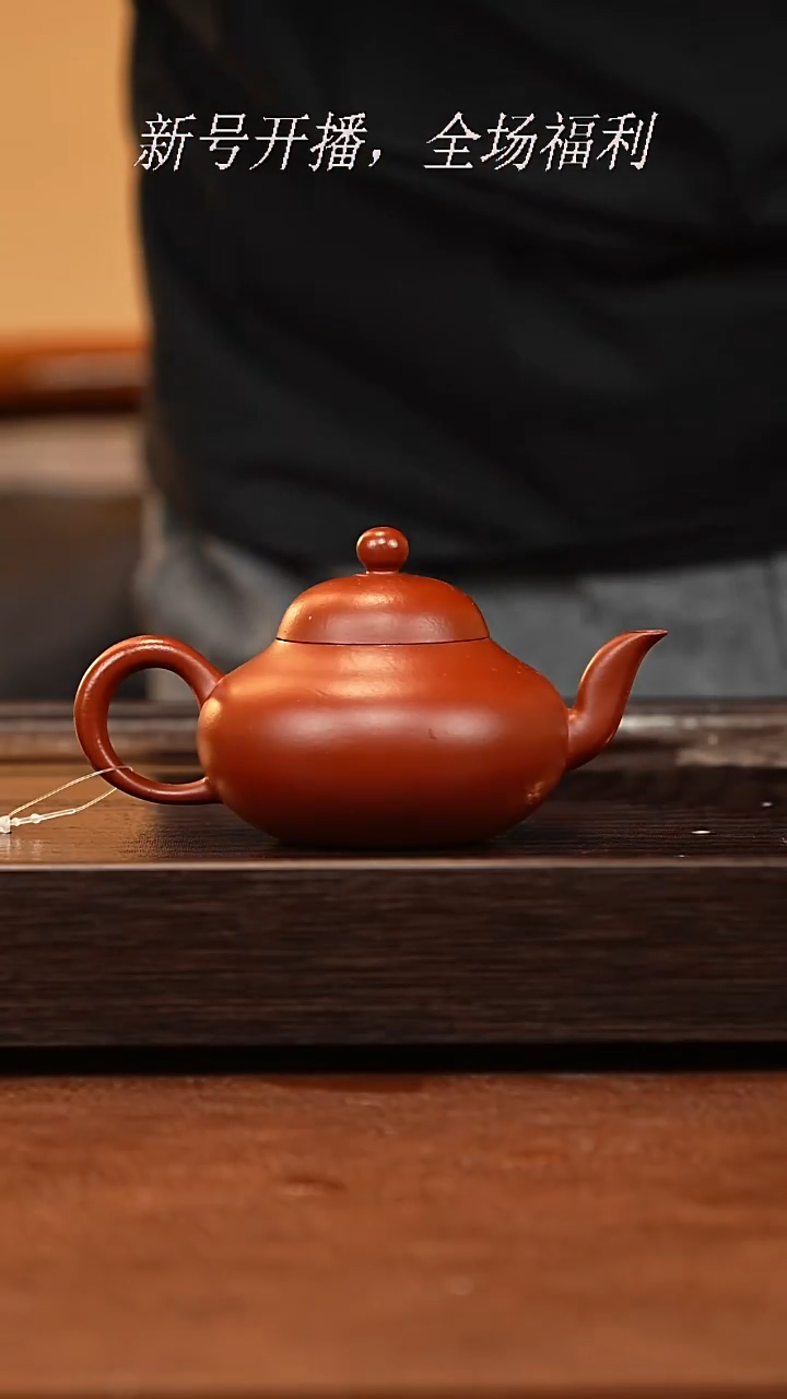 茶壶紫砂10y12小煤窑朱泥梨
