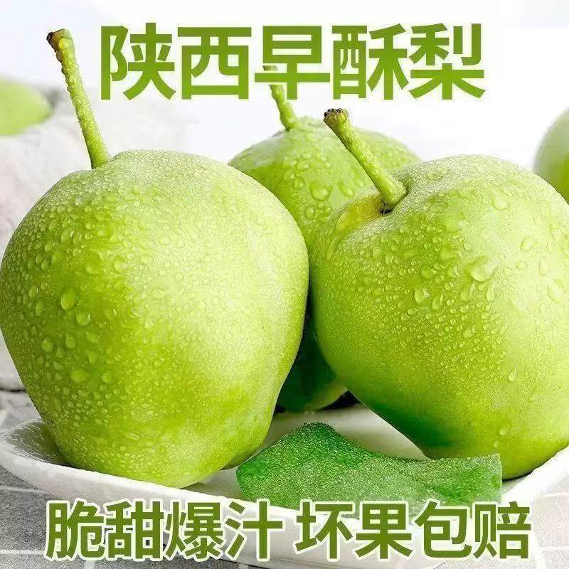 新鲜砀山早酥梨应季现采现发的早酥梨脆甜多汁孕妇水果