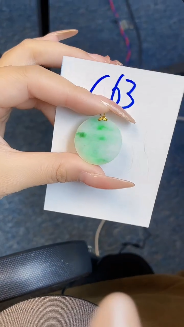 【闪购商品】翡翠颈饰18K金镶嵌00000000