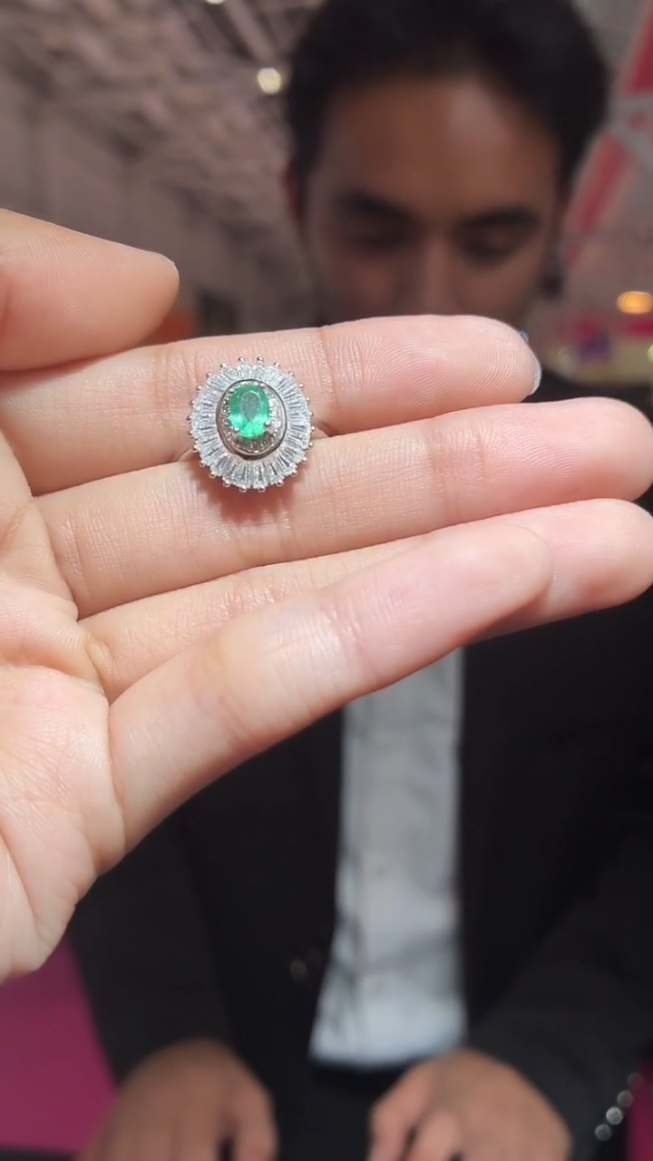 银S925镶嵌其他祖母绿（扎德严选）