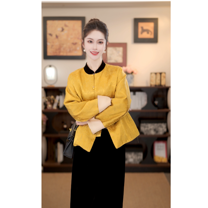 【南风谷】新中式国风秋季新款外套MCGMF2158