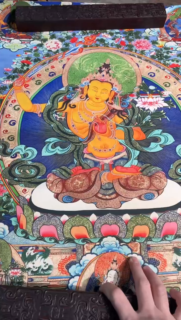 卷轴画天天的唐卡tk160