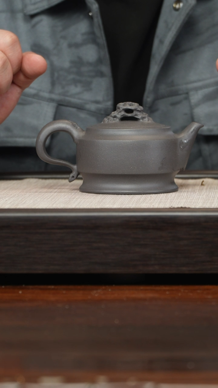 【闪购商品】紫砂茶壶天青磐石220cc
