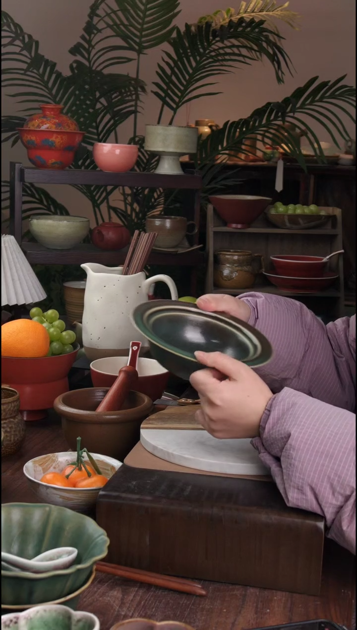 碗景德镇手工高温餐具沙拉碗