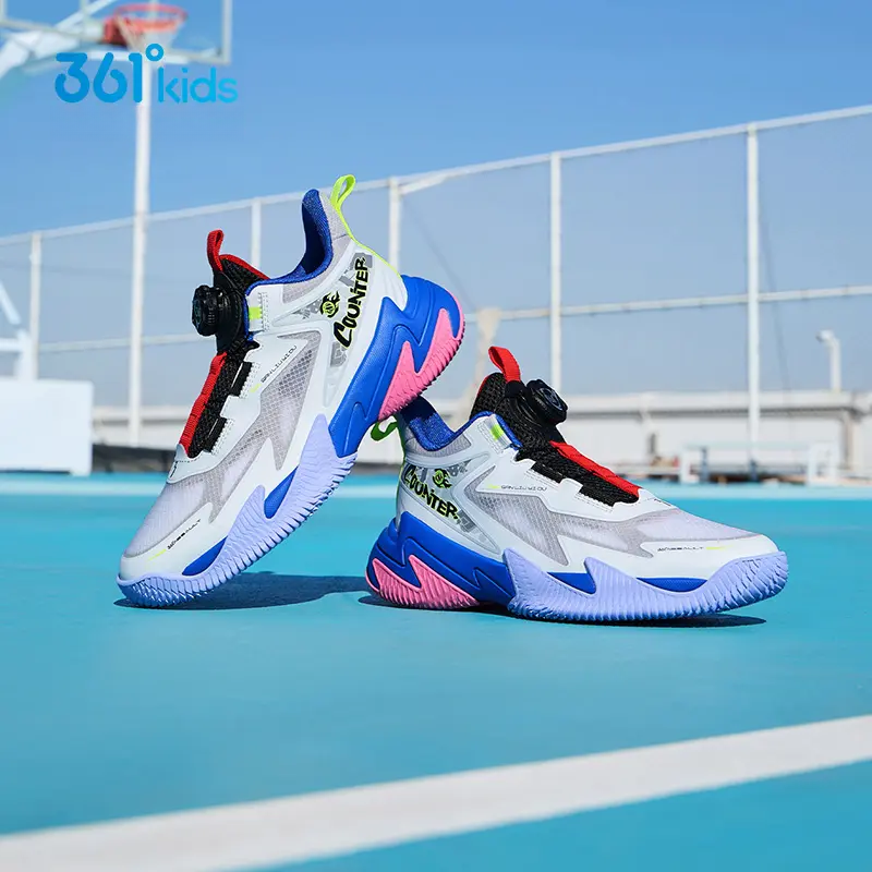 【悍将3】361°篮球鞋男童6-12岁儿童专业训练防滑耐磨专业运动鞋