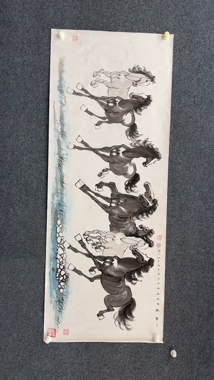 【闪购商品】国画2.8-黄春香-小六尺马77