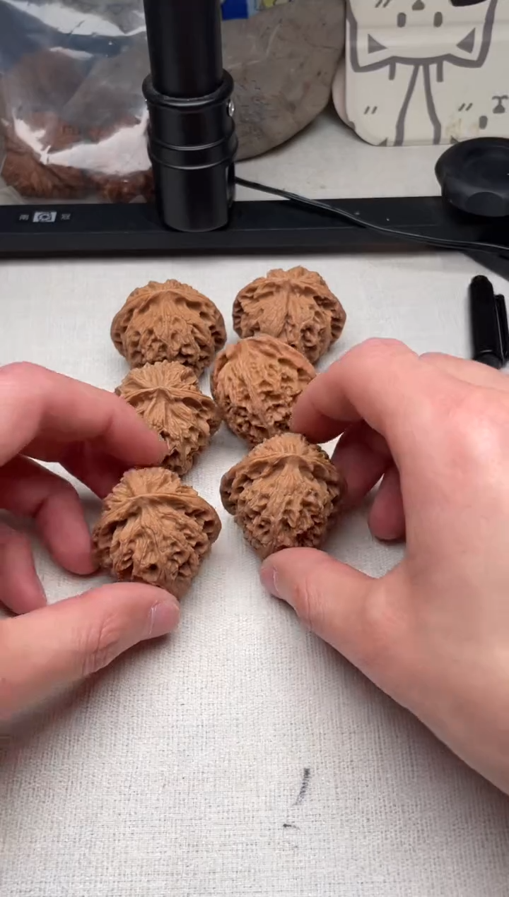 吊坠文玩核桃苹果园3对