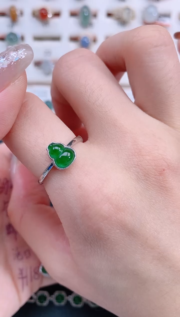 未镶嵌戒指翡翠天然翡翠1