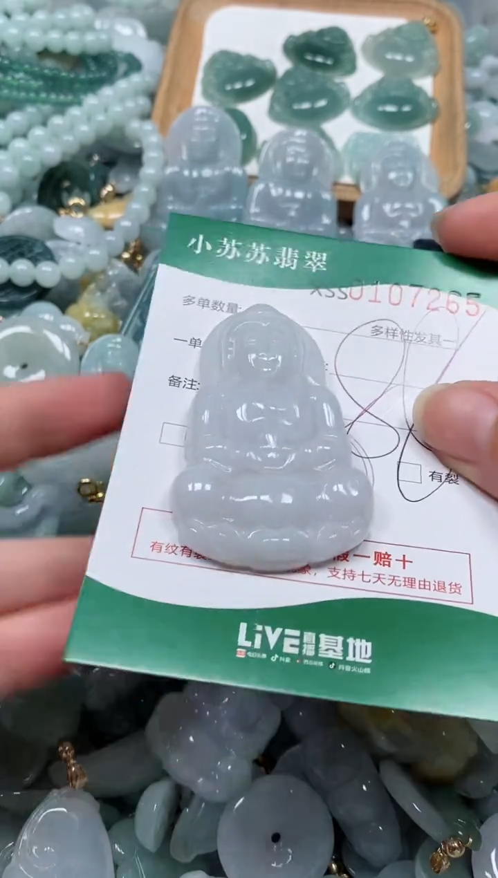 【闪购商品】翡翠颈饰未镶嵌闪购商品0107265