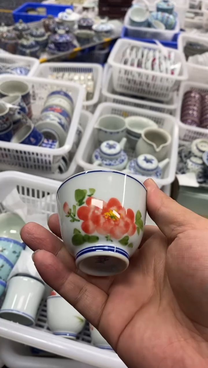 摆件陶景德陶瓷茶具容量约60