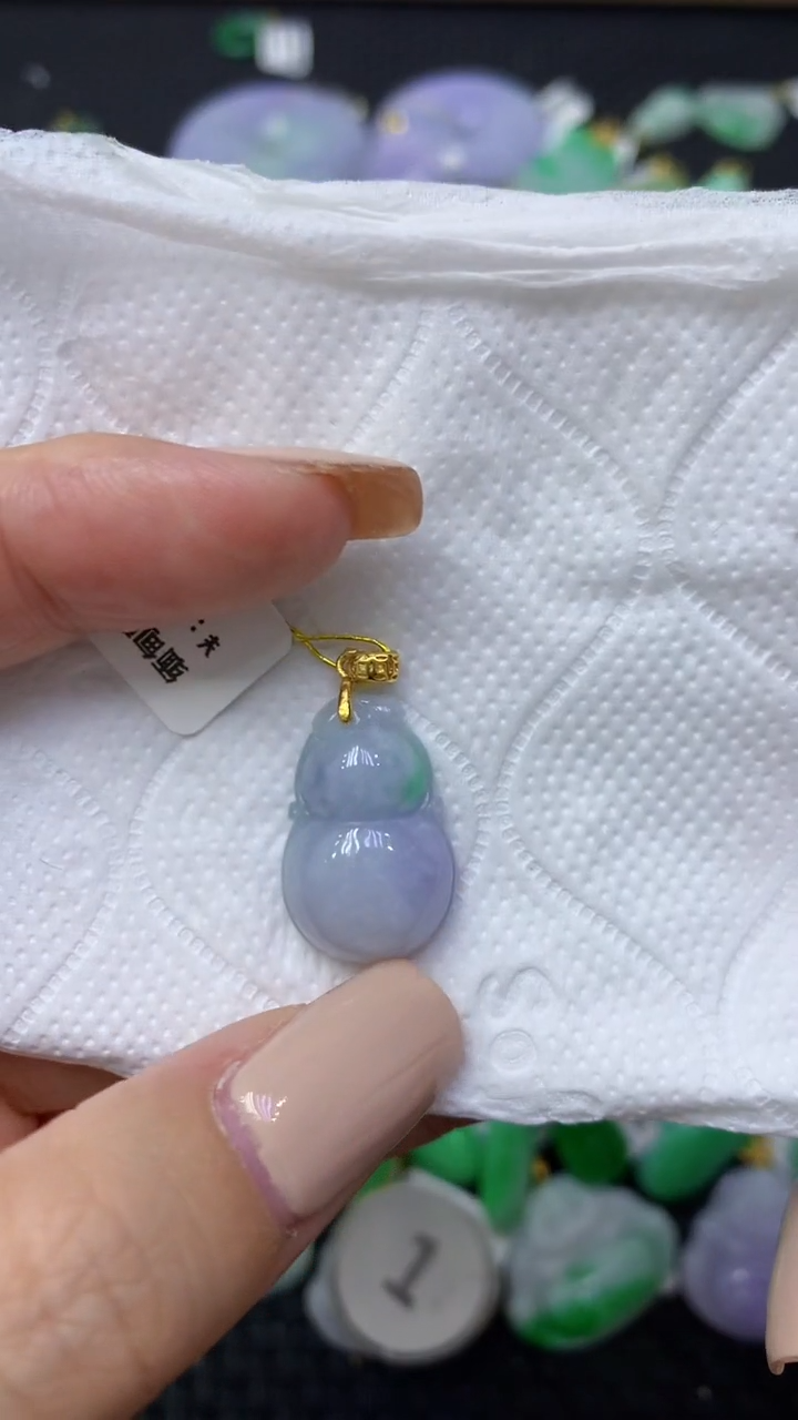 颈饰未镶嵌翡翠天然缅甸翡翠A货