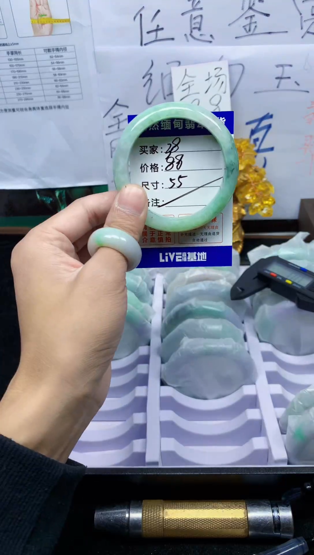 未镶嵌手镯翡翠38