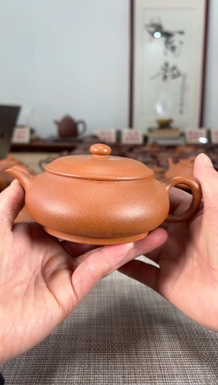 【闪购商品】紫砂茶壶精工半手明炉40目红降坡