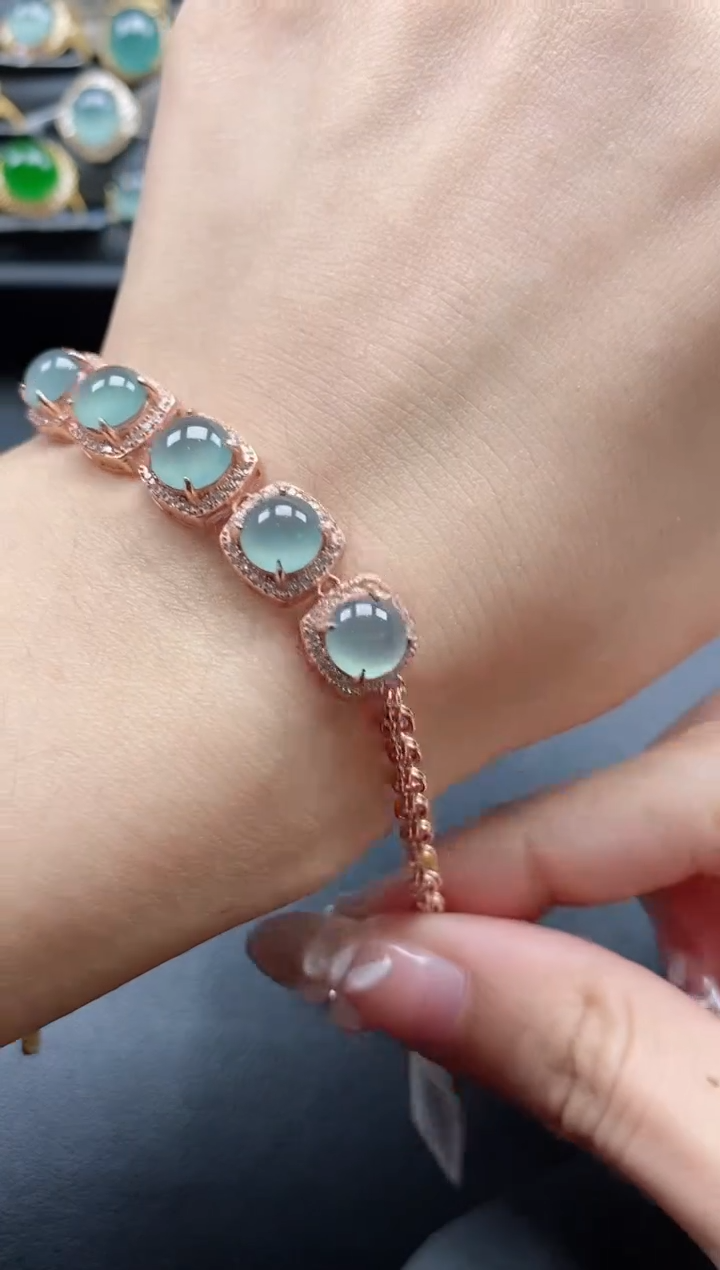 【闪购商品】翡翠戒指银S925镶嵌1111-