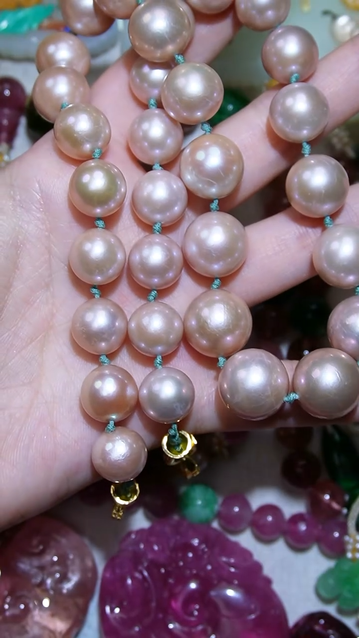 项链未镶嵌淡水珍珠用****7东珠项链