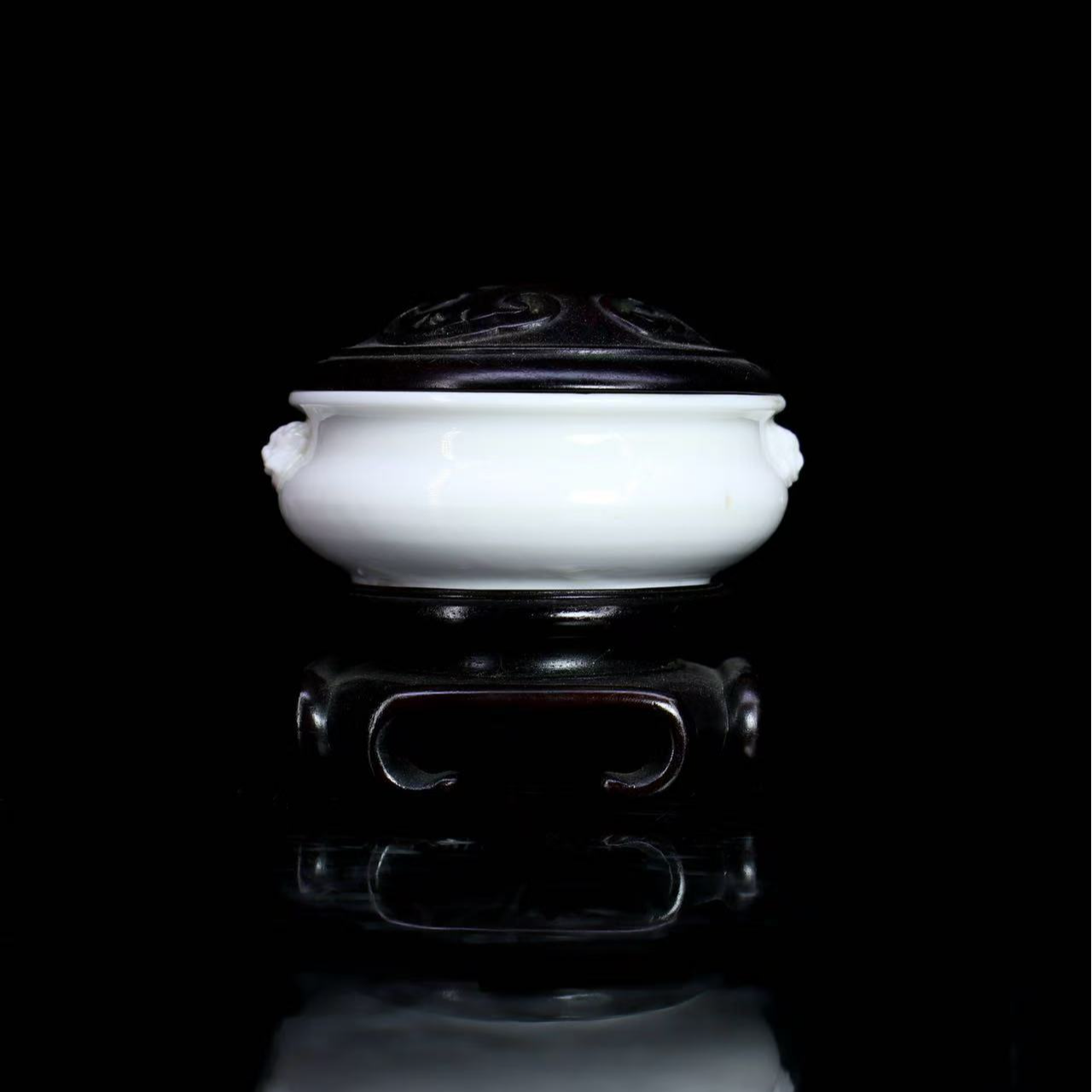 14: 明末清初德化窑兽耳炉