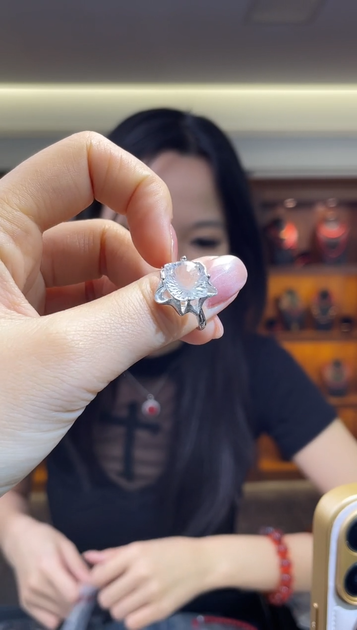 未镶嵌戒指水晶（多样性发一件）