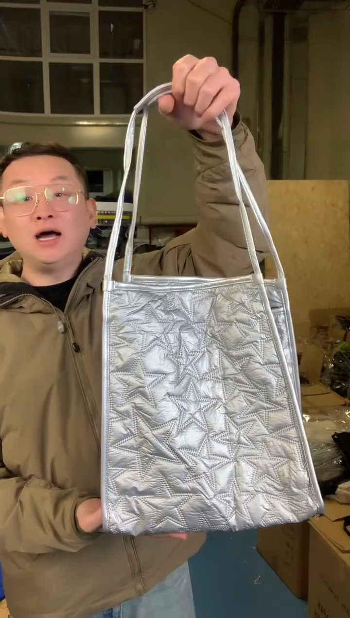 纯棉梯形包星星包