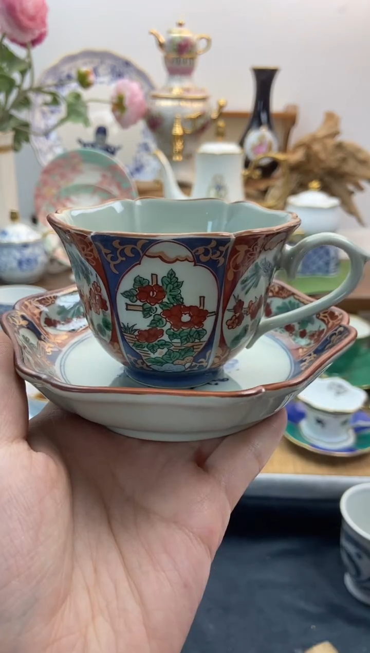 瓷片全新雅字咖啡杯谨慎参拍，防伪帖撕毁无售后