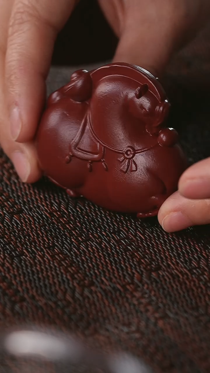 【闪购商品】 马上发财 原矿手工紫砂茶宠