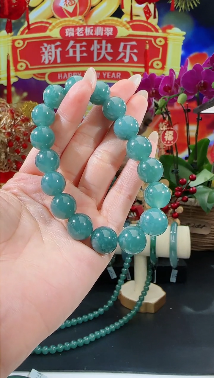 【闪购商品】翡翠手串未镶嵌手串多样性发一