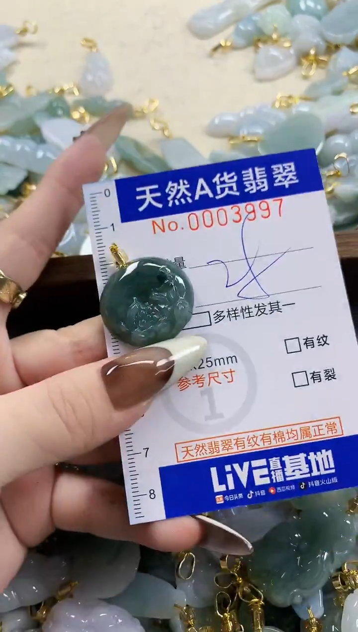 颈饰未镶嵌翡翠天然A货翡翠