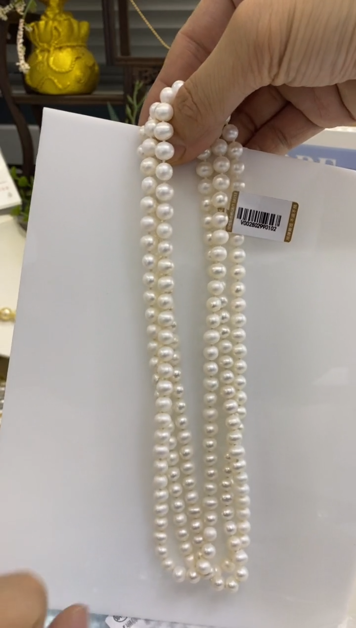 【闪购商品】淡水珍珠BG未镶嵌毛衣链@@v0028