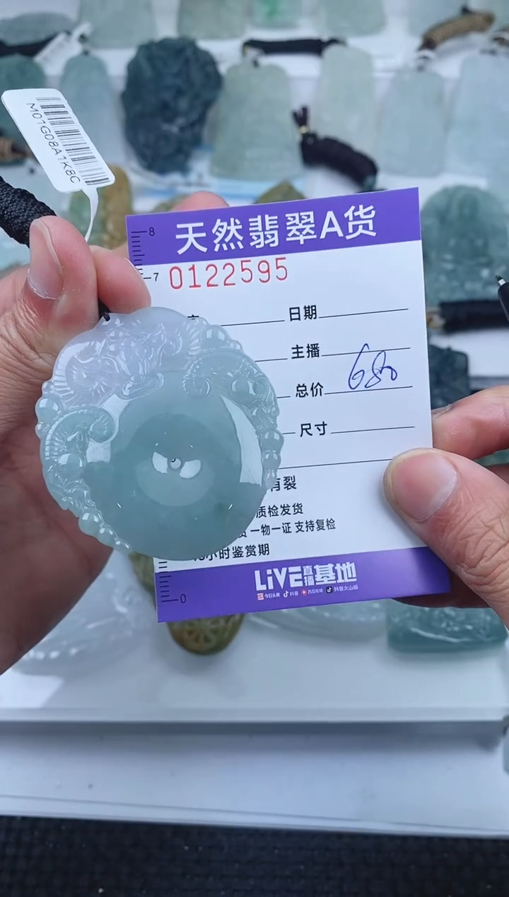 【闪购商品】翡翠颈饰未镶嵌        595