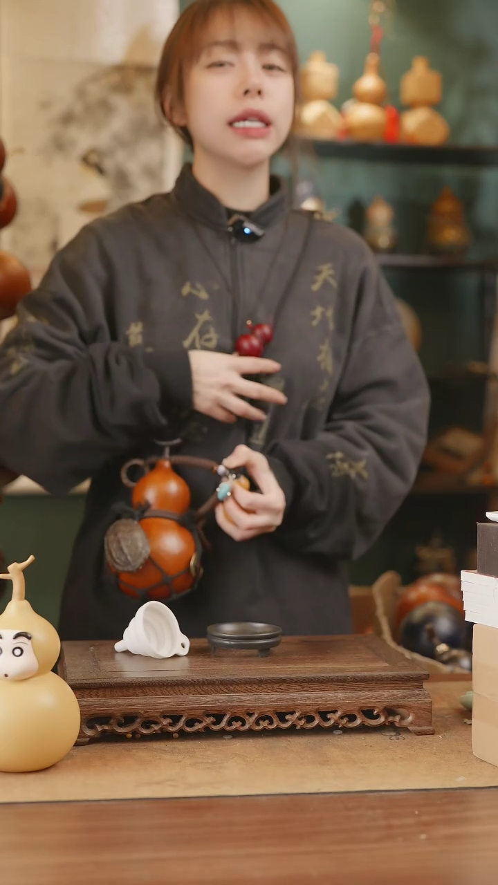 【闪购商品】12号精品天然大漆工艺防渗内胆酒葫芦~