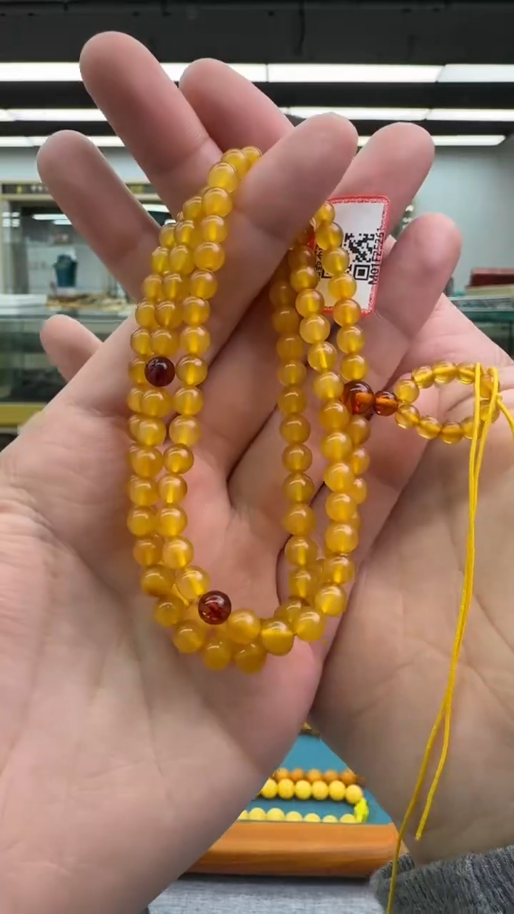【闪购商品】琥珀颈饰未镶嵌秒拍号310