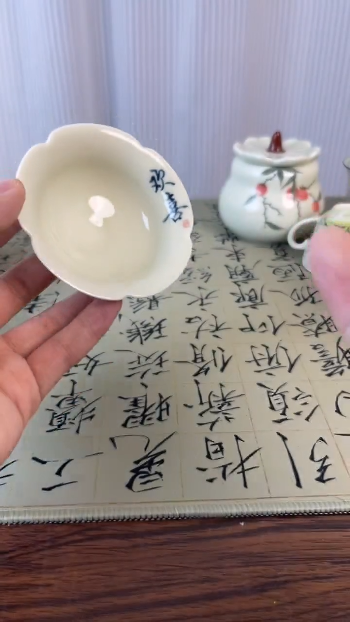 【闪购商品】瓷片大炮*手绘茶杯*超好看呀！！！