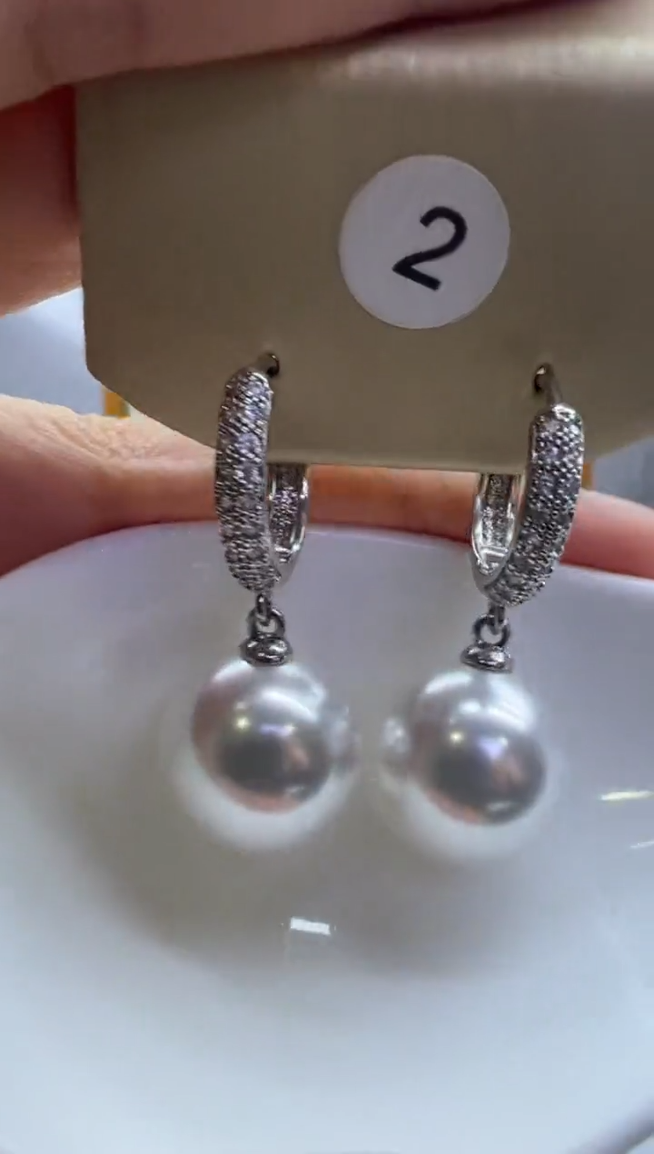 未镶嵌耳饰淡水珍珠2