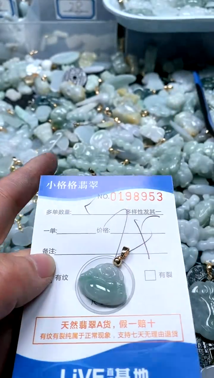 【闪购商品】翡翠颈饰未镶嵌闪购商品0198953