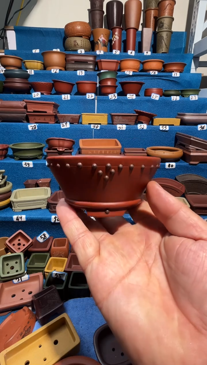 【闪购商品】紫砂紫砂花盆10*4