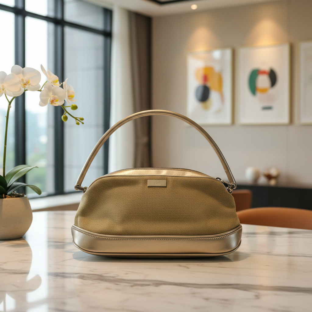 95新 GUCCI/古驰   棕色手提包  1813 0940 