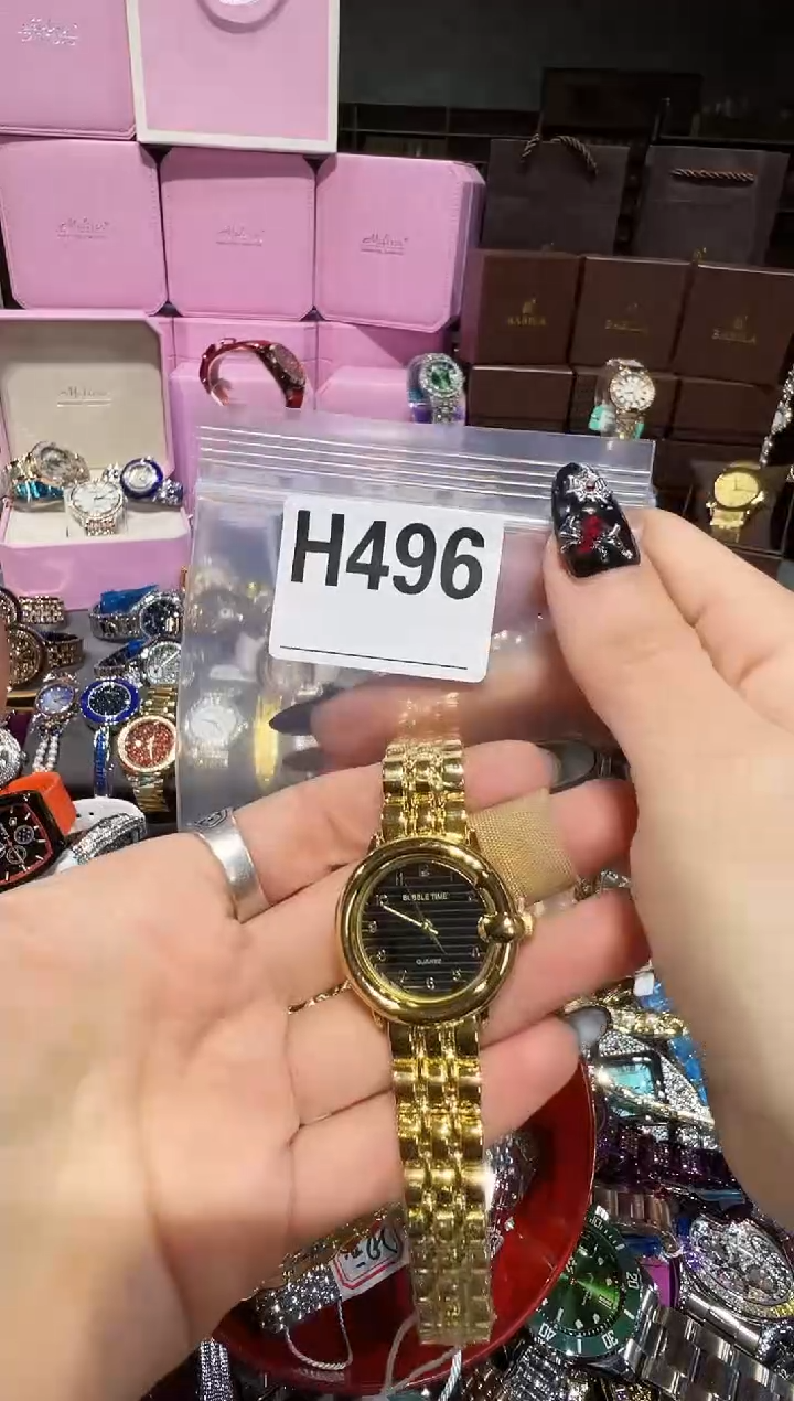 石英机芯不锈钢不锈钢直播定闪专用