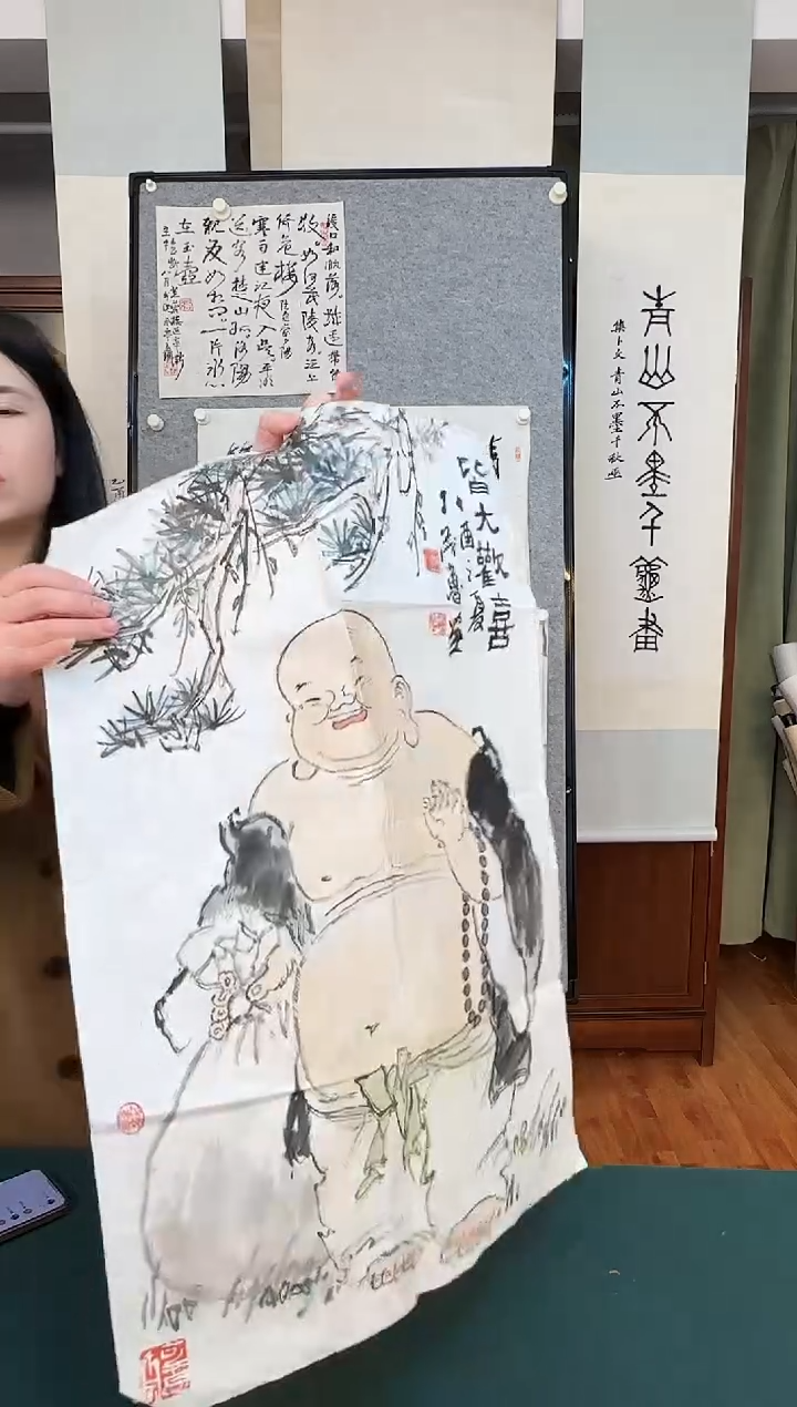 国画用****提老师手写手绘作品