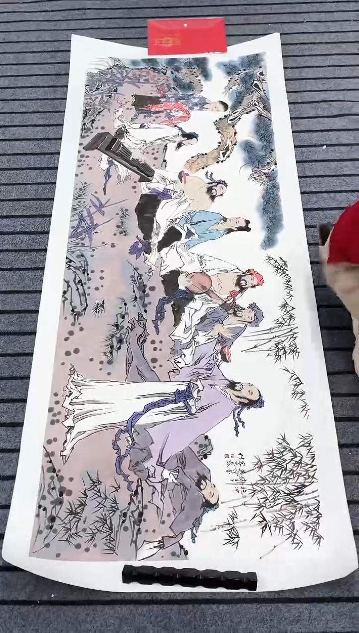 精品国画人物作品