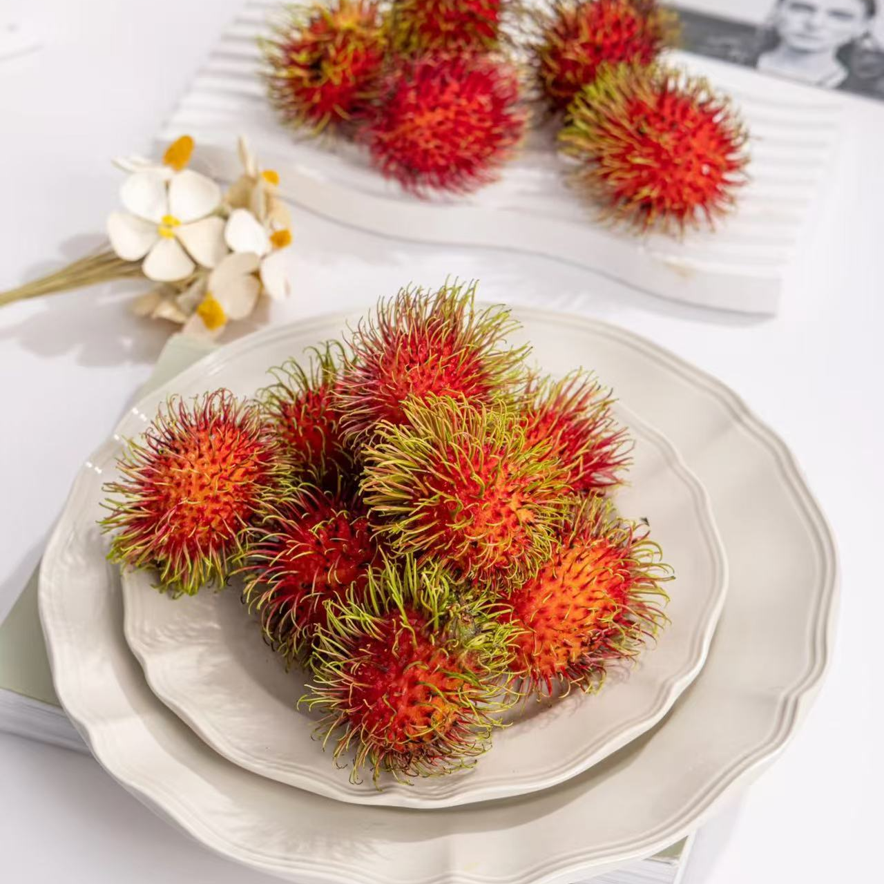 泰国  红毛丹 毛荔枝  鲜嫩多汁 净重2斤±1两【只发河南省】