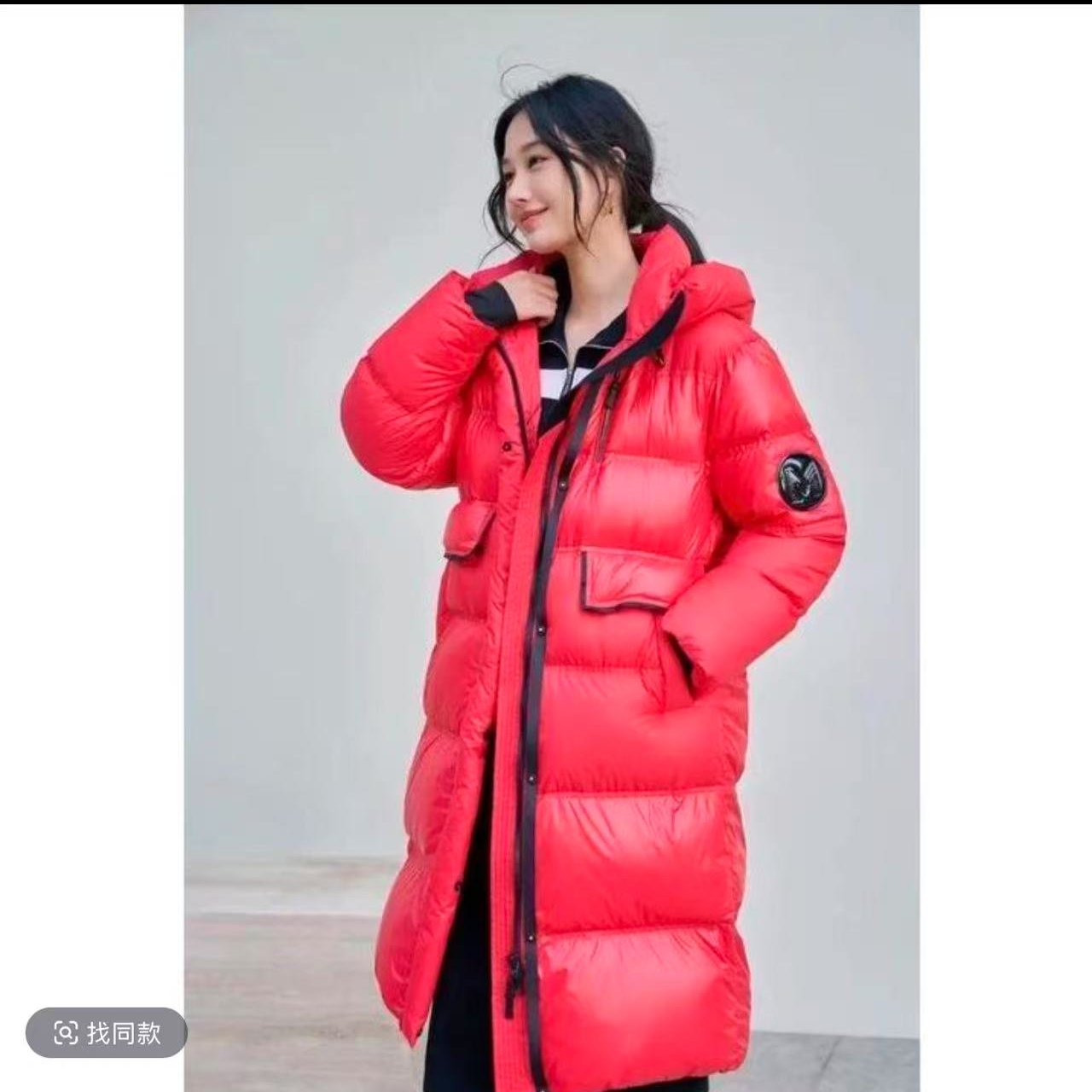 【热力宝】962时尚保暖连帽羽绒服女冬季新款女款洋气外套