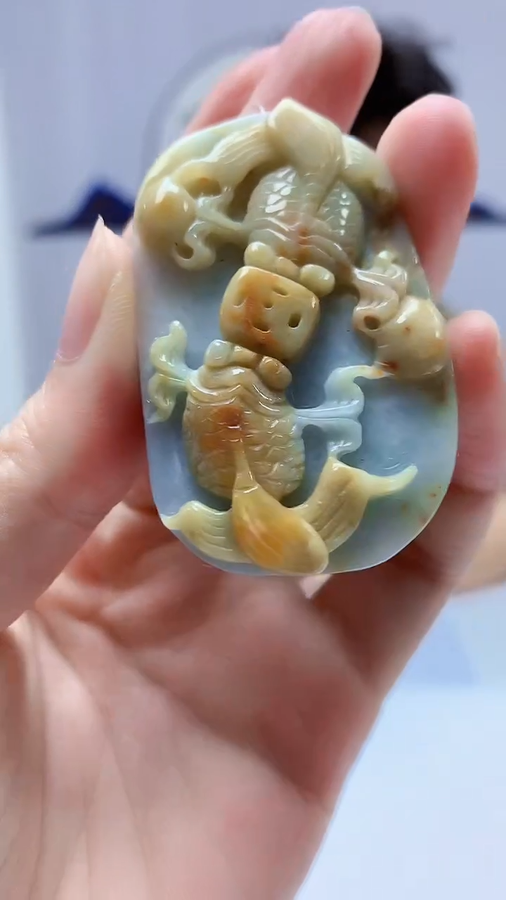 【闪购商品】翡翠颈饰未镶嵌4688zm-JJ挂件1