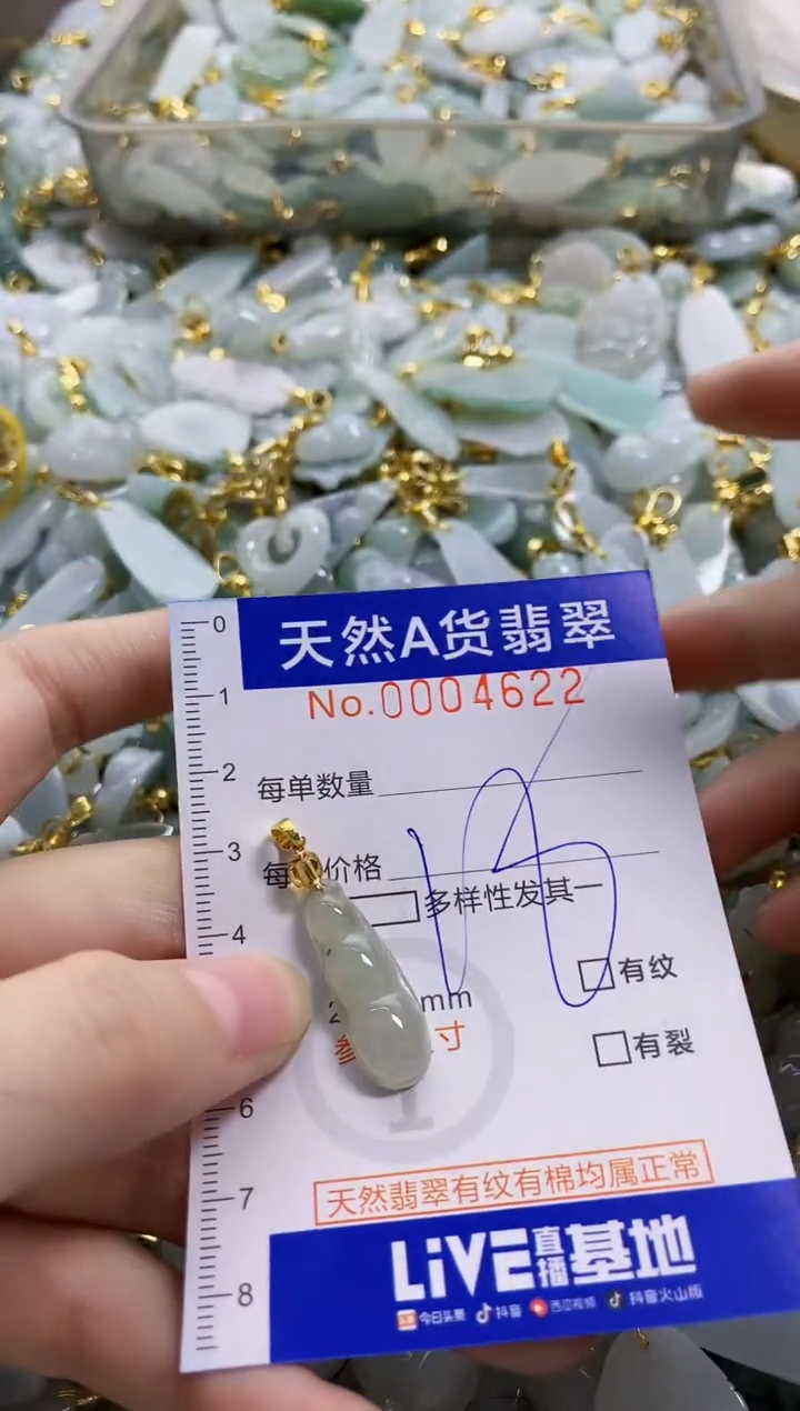 颈饰未镶嵌翡翠天然A货翡翠