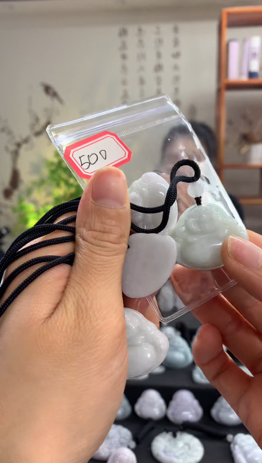 【闪购商品】翡翠颈饰未镶嵌佛公 500多样性发一件