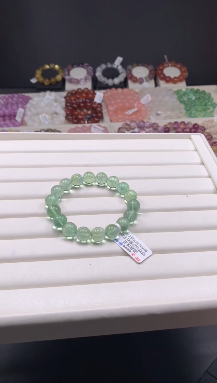 【闪购商品】萤石手链未镶嵌多样性发其一 11mm A18