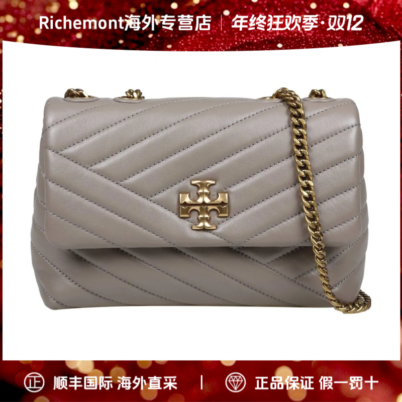 TORY BURCH/汤丽柏琦 KIRA小号链条单肩包苍鹰灰90452-082