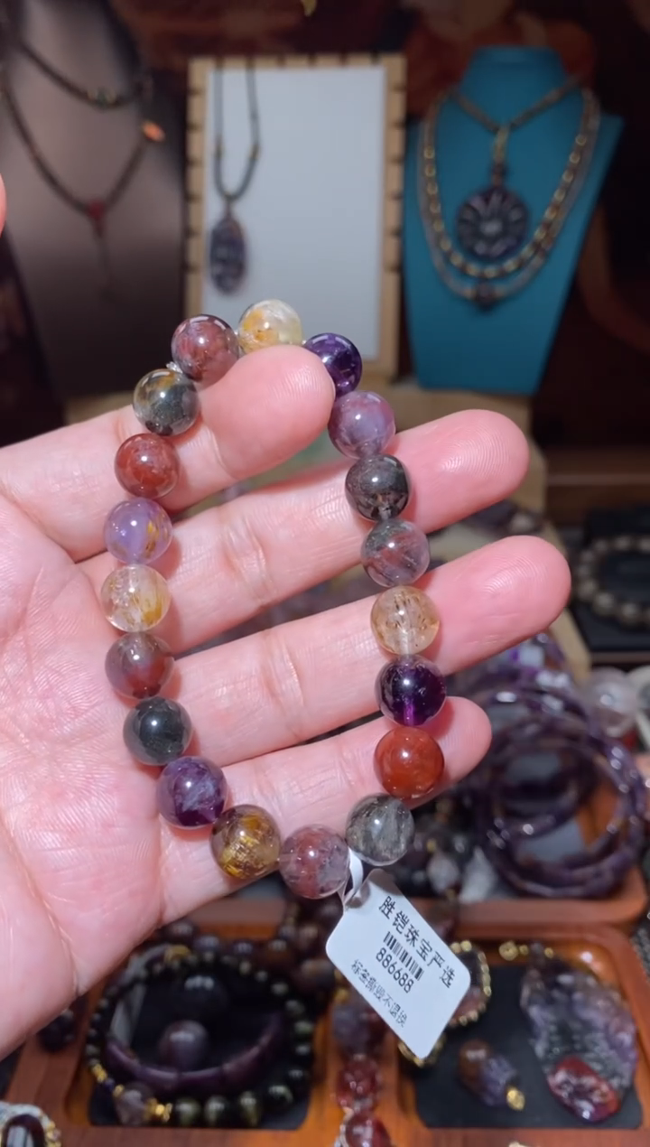 【闪购商品】水晶极光多宝手串未镶嵌多样性发一条